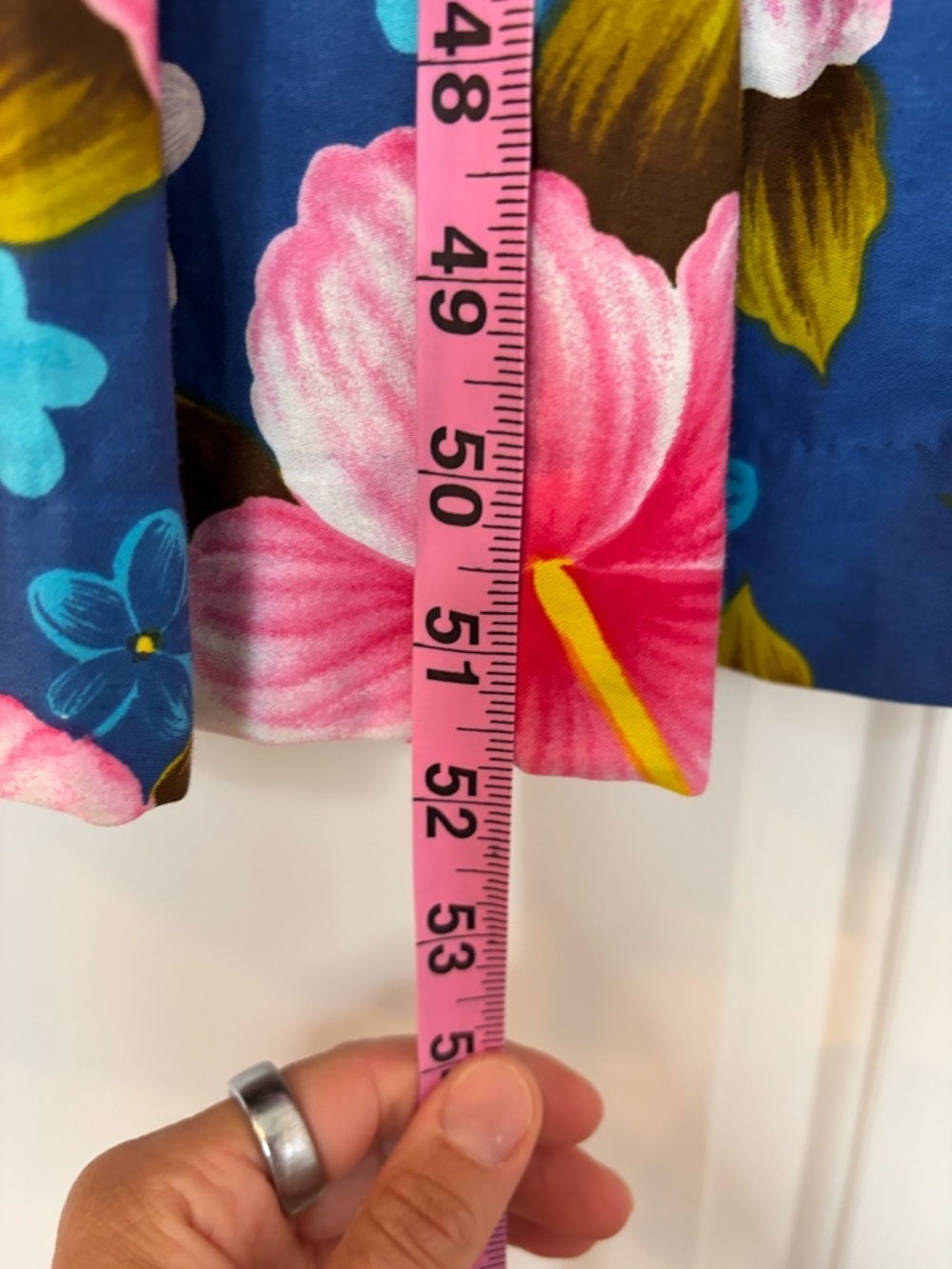 Vintage Ui Maikai Hawaiian Muumuu Dress Hibiscus Floral Vacation Beach XS - Picture 8 of 8